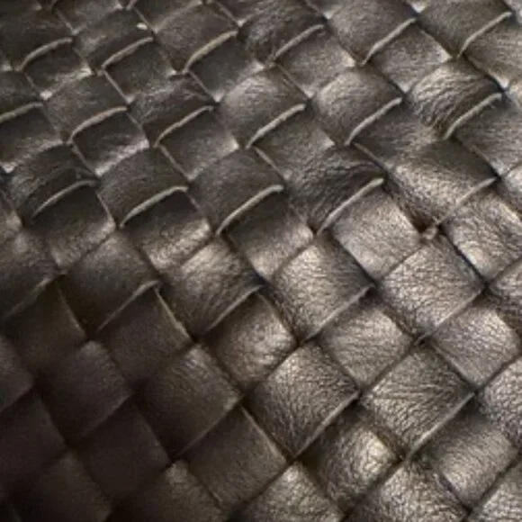 Donald J. Pliner Woven Leather Tote Bag - Picture 3 of 8